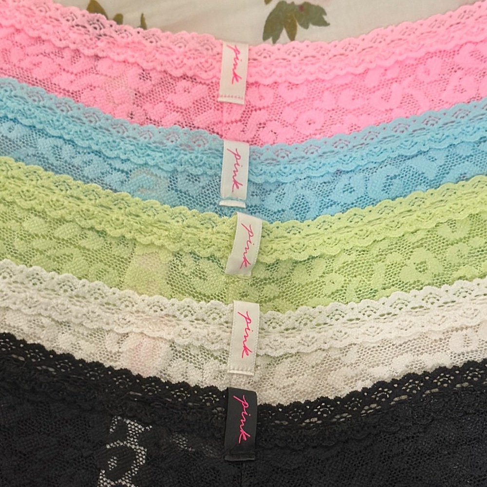 Victoria's Secret/PINK Lace Cheekster Panties Set—5– - Picture 14 of 14